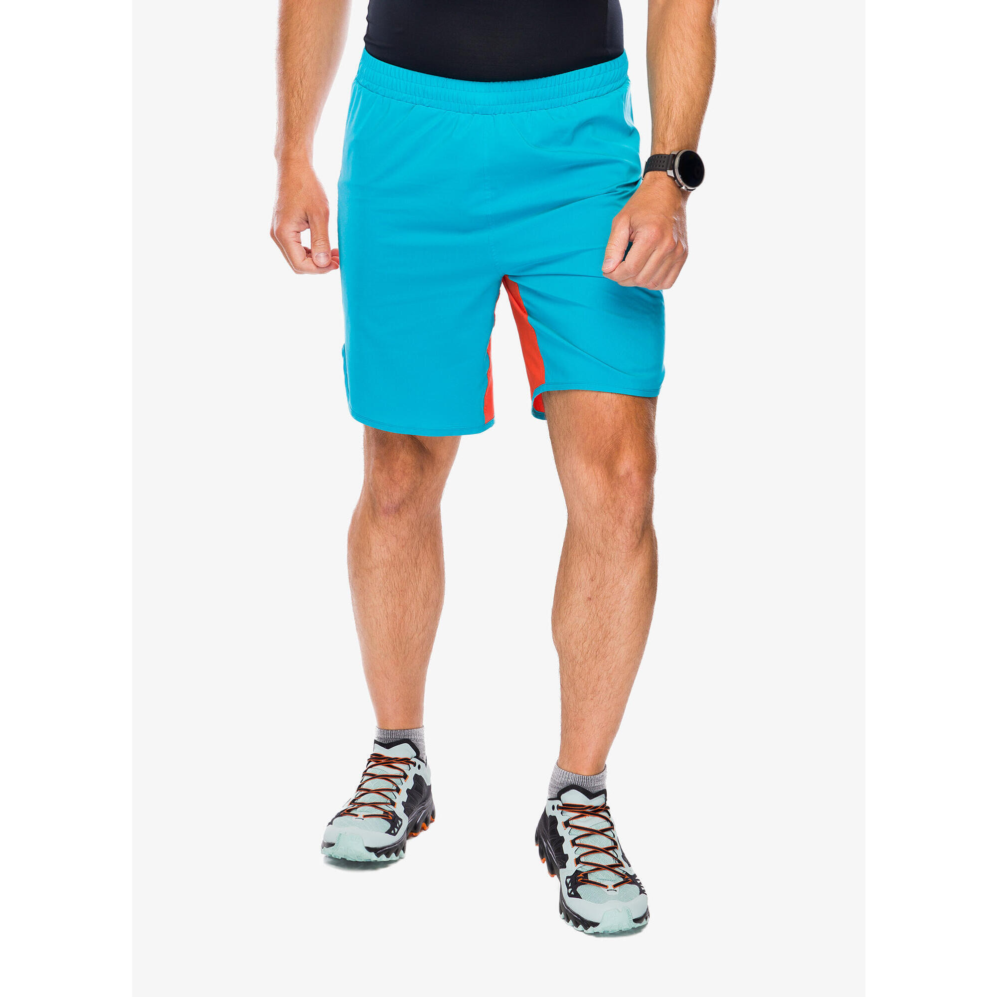 La Sportiva - La Sportiva Sudden M Running Homme Léger Breathable Tropic Blue Cherry Tomato - Shorty De Running - Vert - Decathlon