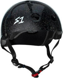 Casque S-One Mini Lifer - Couleur Noir Brillant Pailleté - Taille M - S-One