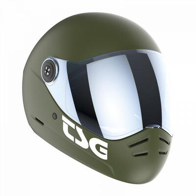 TSG Helmet Pass 2.0 Solid Satin Olive Casco Integrale