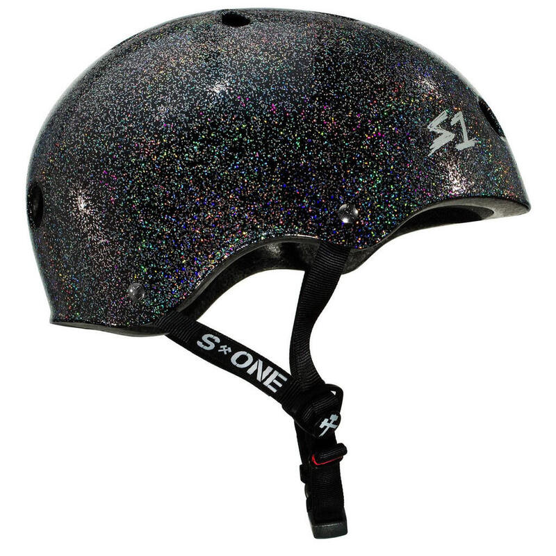 Casque Mega Lifer Noir Paillettes - Taille M - S-One