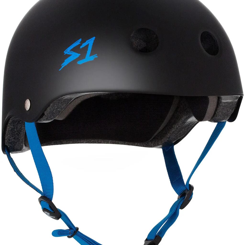 Protective gear - Lifer Helmet - Black Matte - Cyan Straps S - S ONE