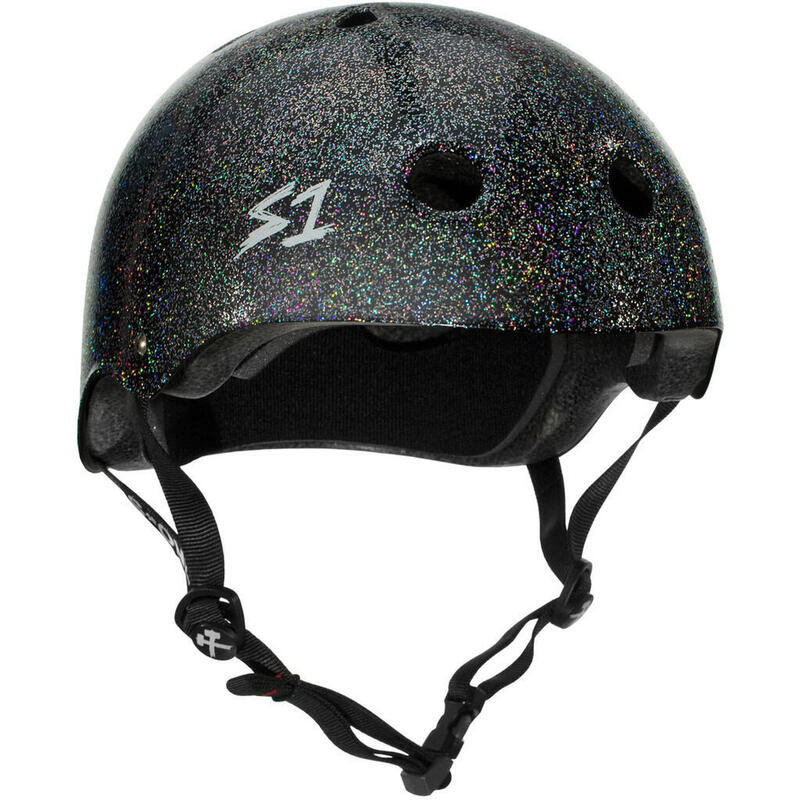 Casque Mega Lifer Noir Paillettes - Taille M - S-One