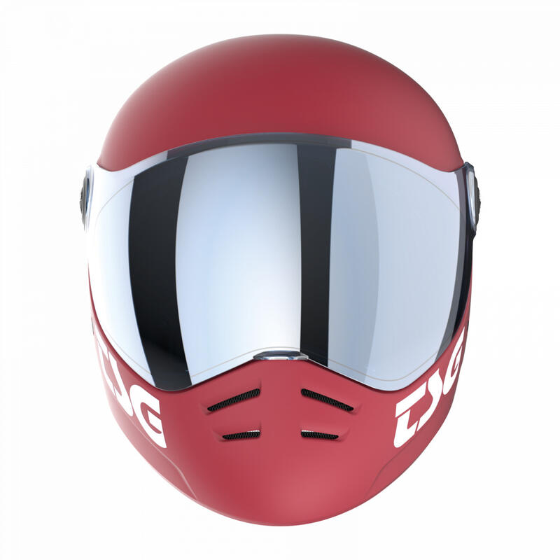Cască Pass 2.0 Solid Color Satin Soft Red Protecții