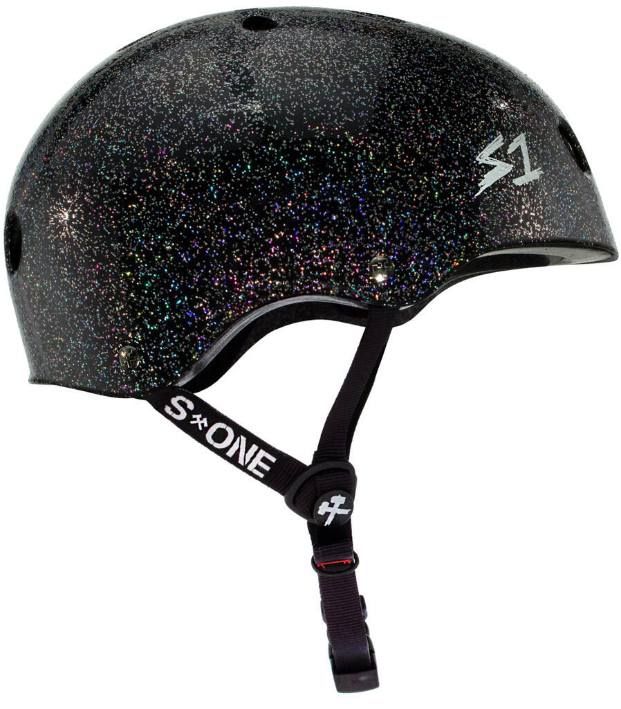 Casque Lifer - Noir Brillant Pailleté - Taille S - S ONE 3/5