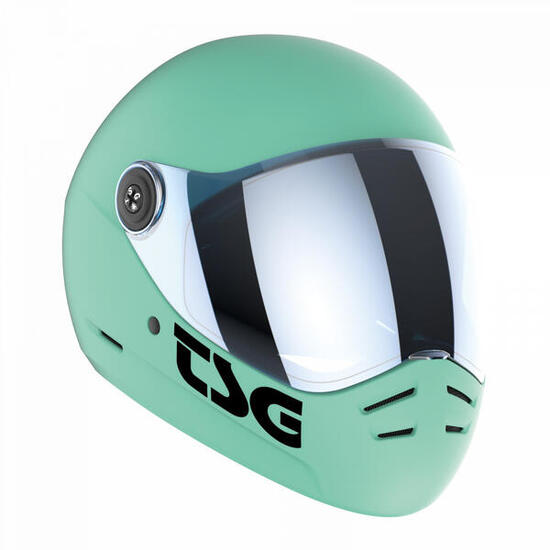 Casque Pass 2.0 Solid - Bleu Menthe Satiné - TSG