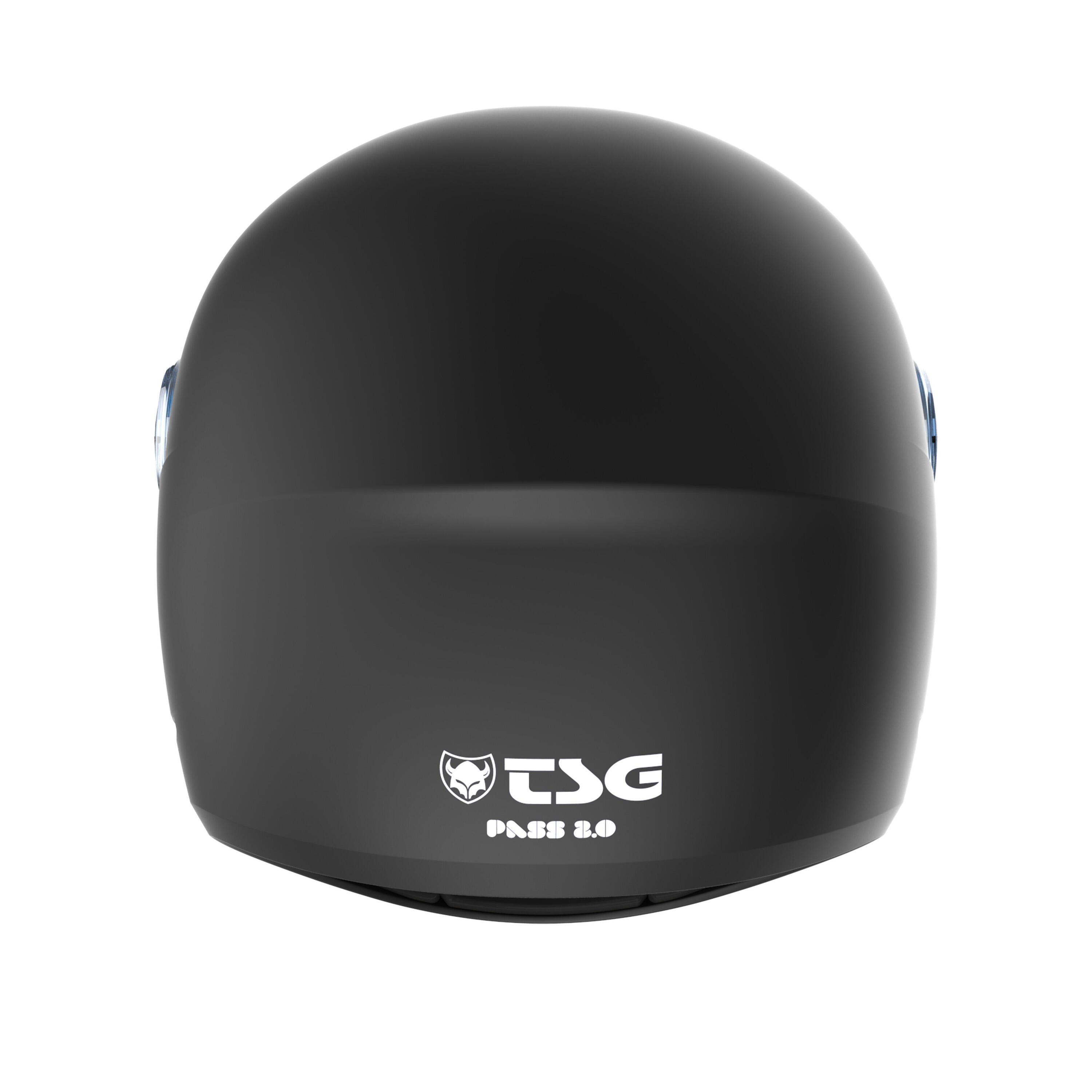 Casco TSG Pass 2.0 (+visera) XXL Negro Satinado 3/5
