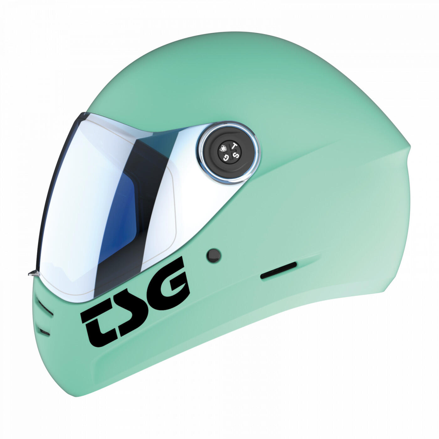 Casque Pass 2.0 Solid - Bleu Menthe Satiné - TSG 2/5