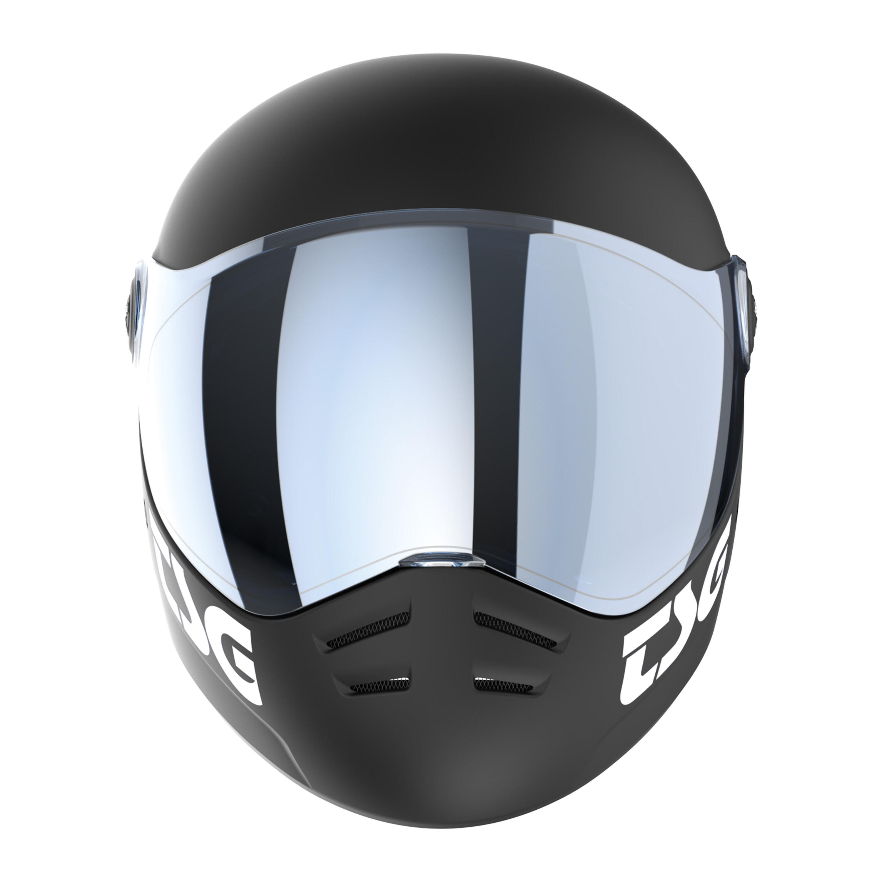 Casco TSG Pass 2.0 (+visera) XXL Negro Satinado 4/5