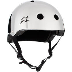 Casque S-One Helmet Lifer - Couleur Argent Miroir Gloss - Taille L - S-One