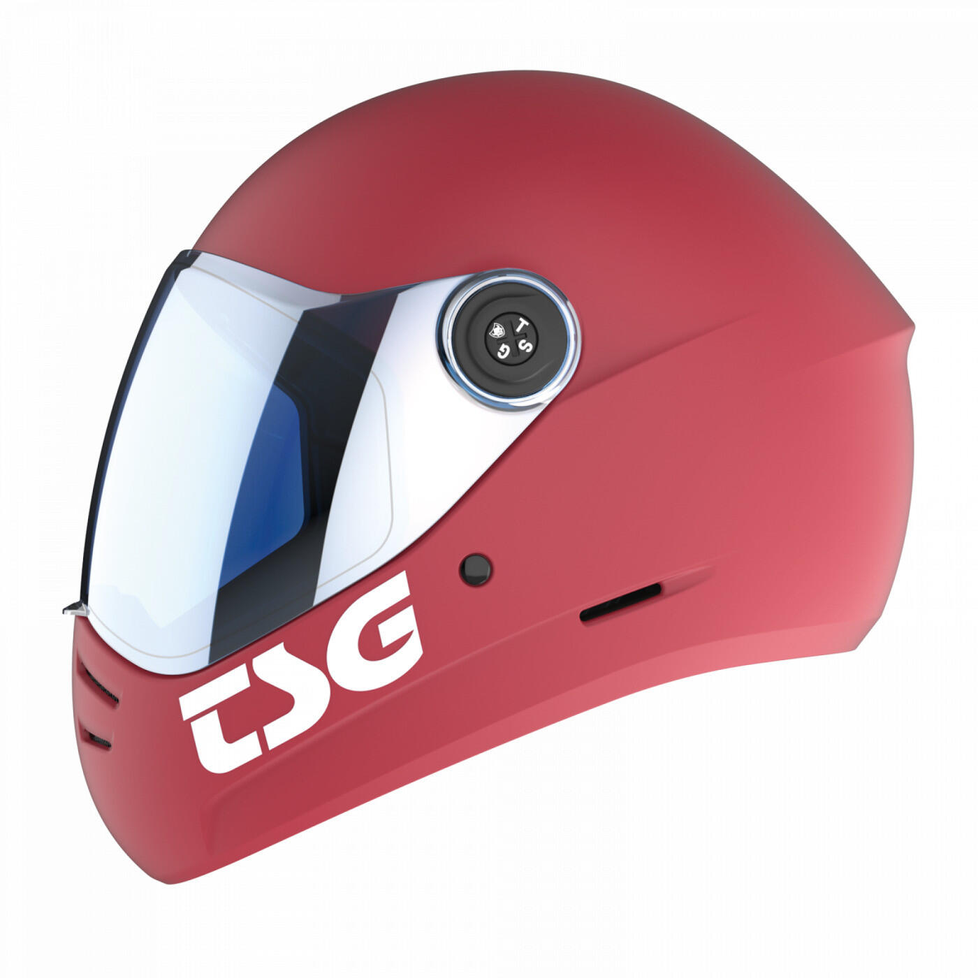 Casque Pass 2.0 Solid - Rouge Doux Satiné - TSG 2/4