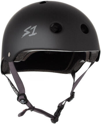 Casque Lifer - Noir Mat - Sangles Grises - Taille M - S ONE