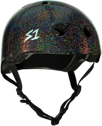 Helm - Lifer - Glanzend zwart met glitter - Maat XL - S ONE