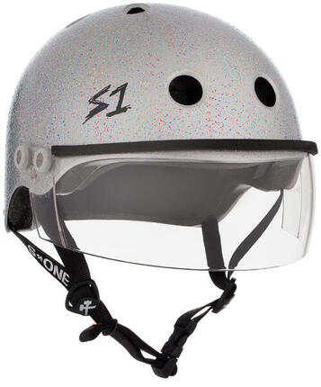 Casque S-One Helmet Lifer Visor - Taille S - Couleur Argent Pailleté - S-One