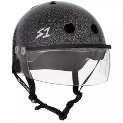 Casque S-ONE Lifer Visor Black Gloss Glitter L