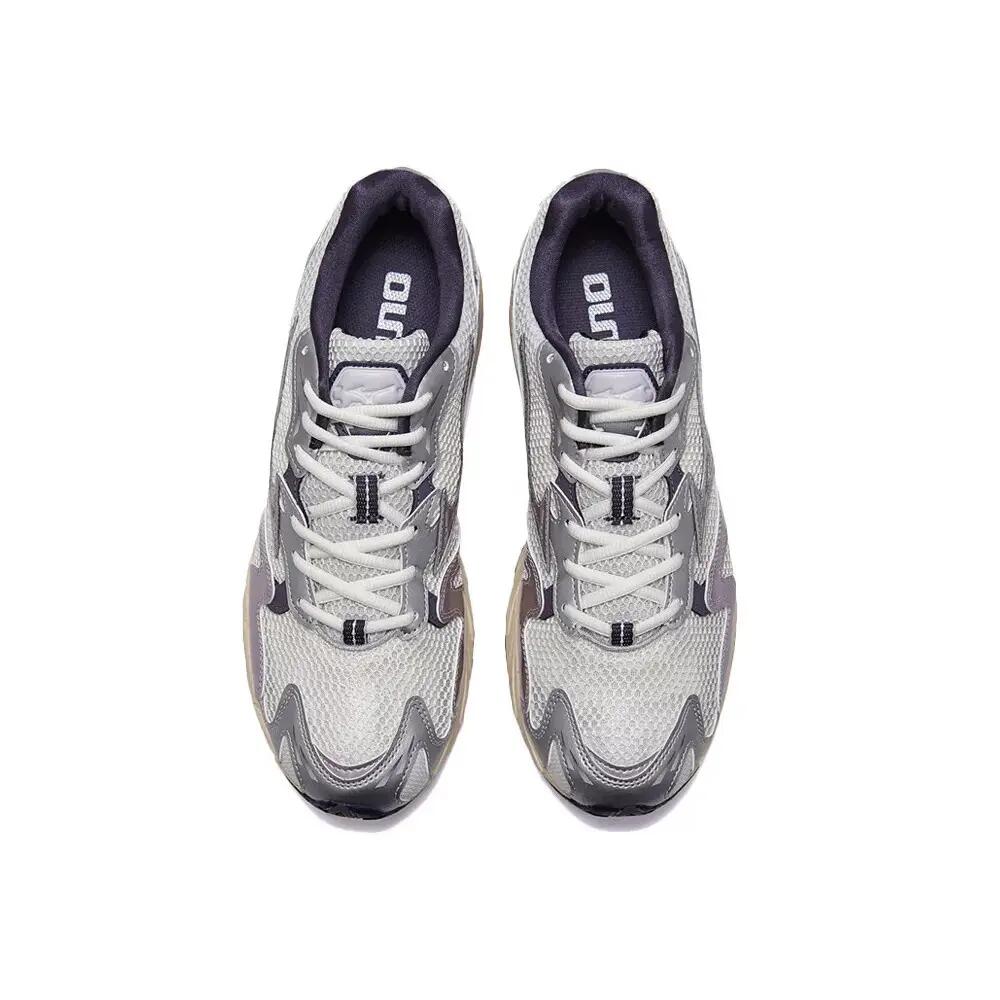 Scarpe da corsa Mizuno Wave Rider 10 Bianco/Lilla Marmorizzato/Grigio Pietra 4/5