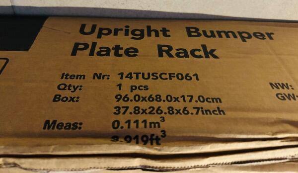 Tussen Particulieren - Tunturi upright bumper plate rack 2/5