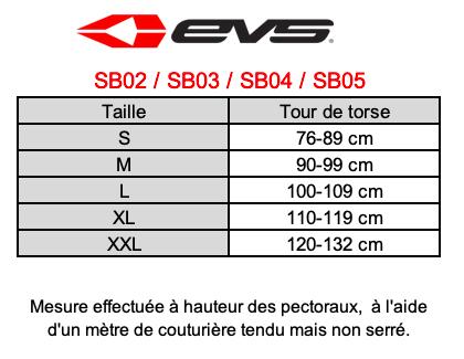 Proteções Suporte de Ombro SB03 Tamanho S EVS SPORTS 2/5
