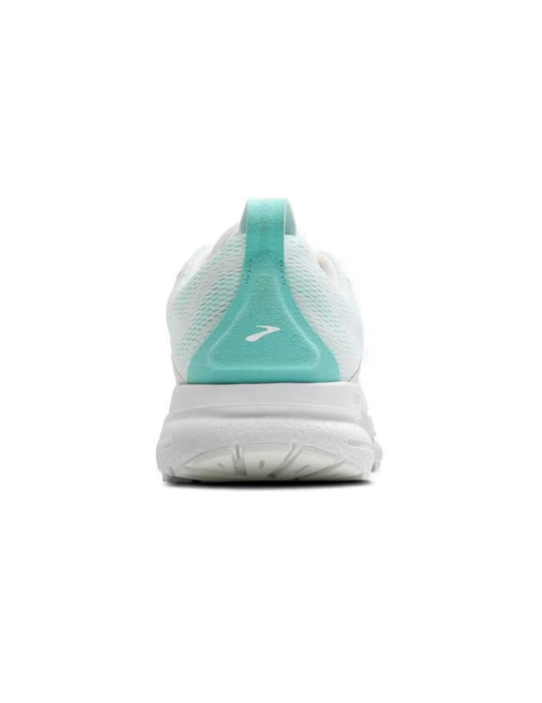 Tênis feminino Brooks Trace 4 branco. 4/6