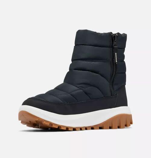 Calcado De Inverno Mulher - COLUMBIA Snowtrot Mid - Black/Sea Salt 6/7