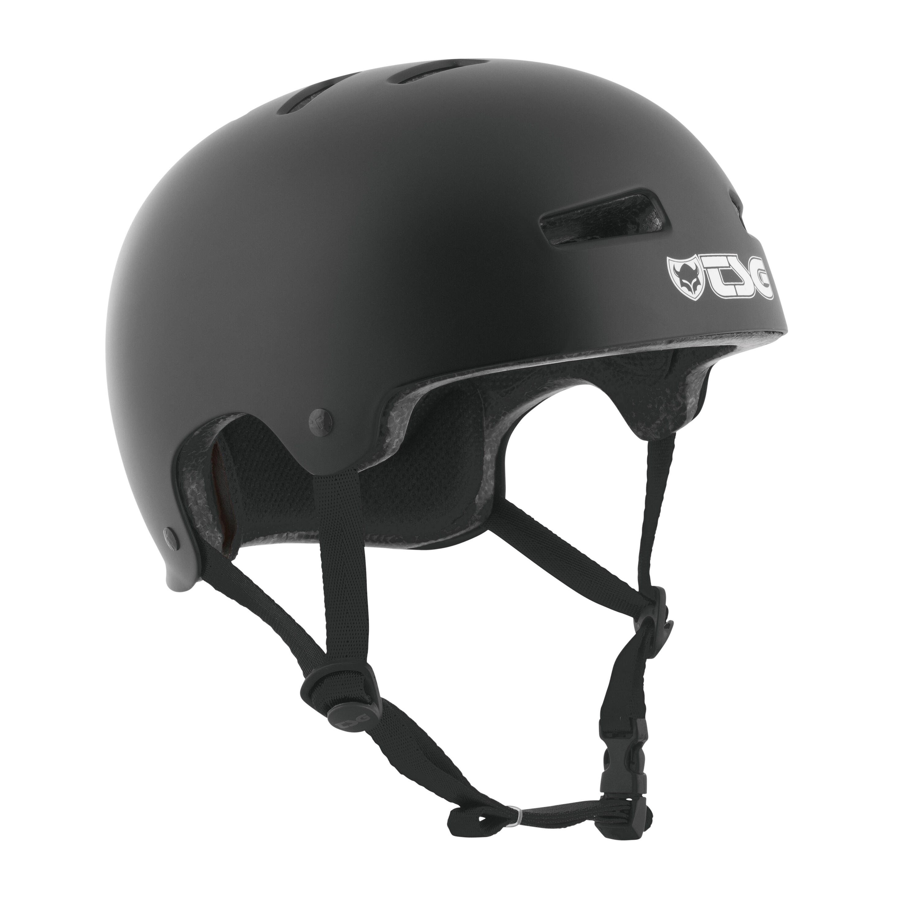 TSG Protections Helmet Evolution Solid Color Satin Black XXL TSG
