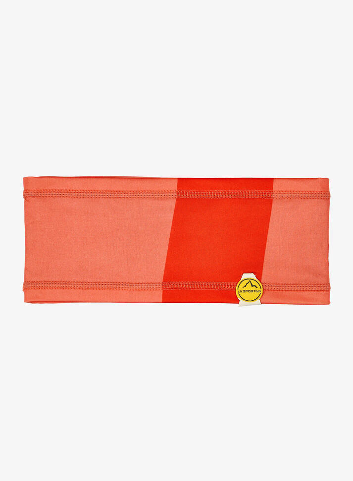 Opaska sportowa na głowę La Sportiva Diagonal Headband - flamingo/cherry tomato