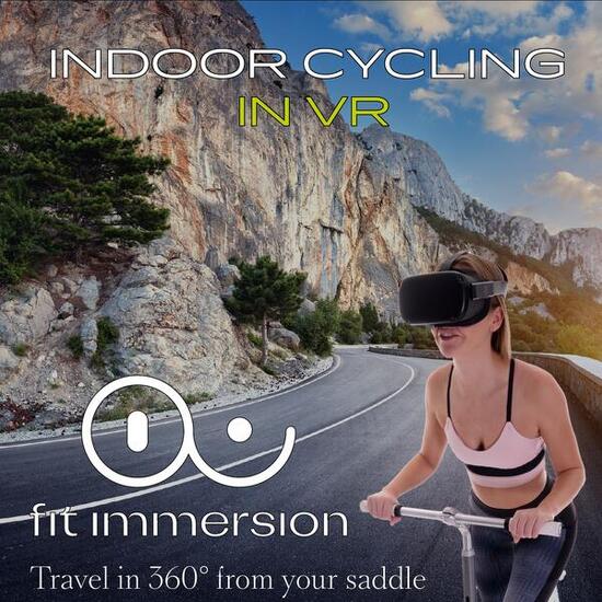 Fit Immersion OCULA kit per bici indoor in realtà virtuale per Oculus Quest