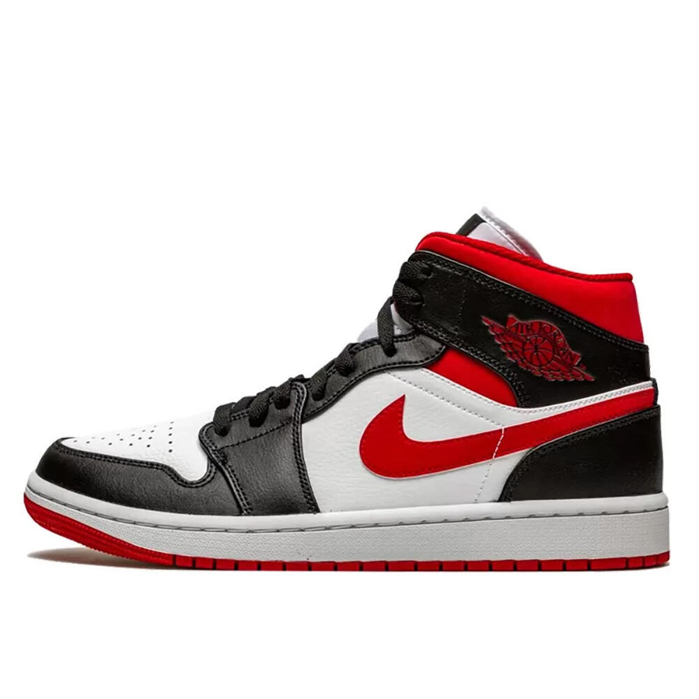 NIKE Reconditionné - Air Jordan 1 Mid Gym Red Black White - Excellent