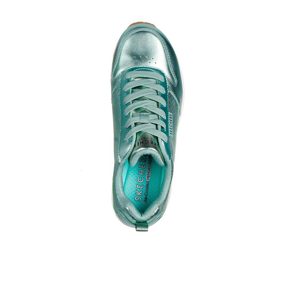 Zapatillas Skechers Mujer Uno Verde 3/5