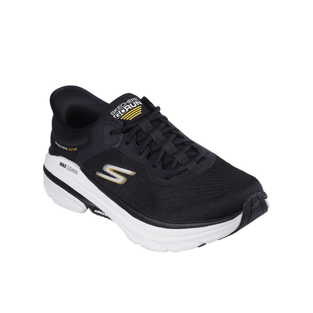 Tênis pretos masculinos Skechers Max Cushioning Arch Fit 2/4