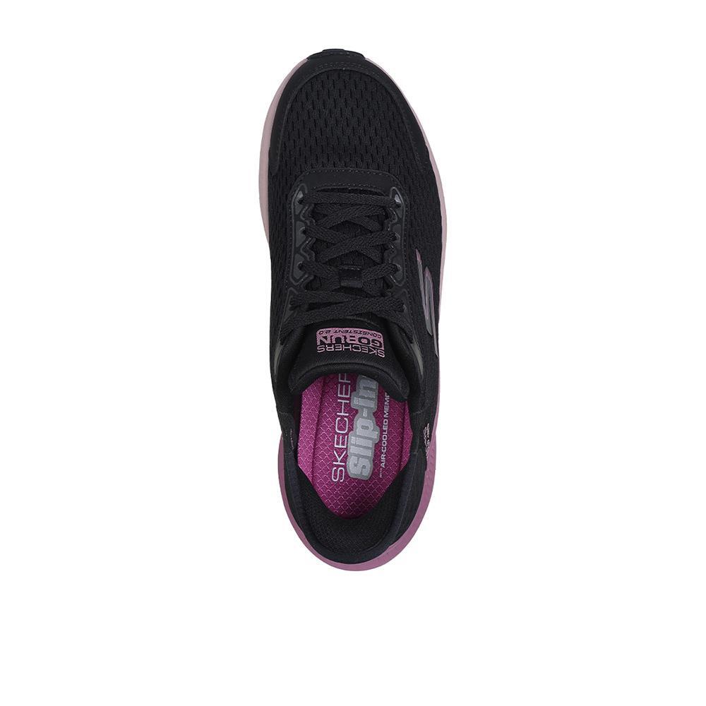 Sapatilhas Desportivas Caminhada Mulher Skechers 128627_BKMV Pretos Atacadores 3/4