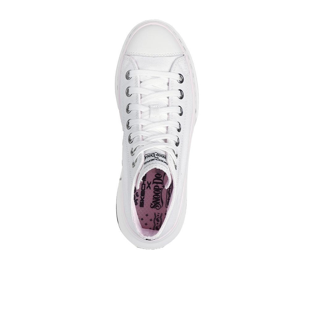 Botines Skechers Mujer Snoop One Blanco 3/4