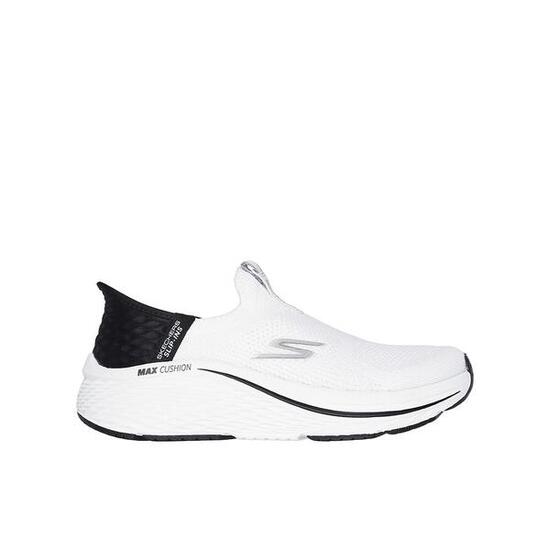 Zapatillas Deportivas Caminar Mujer Skechers 129611_WBK Blancas sin Cordones