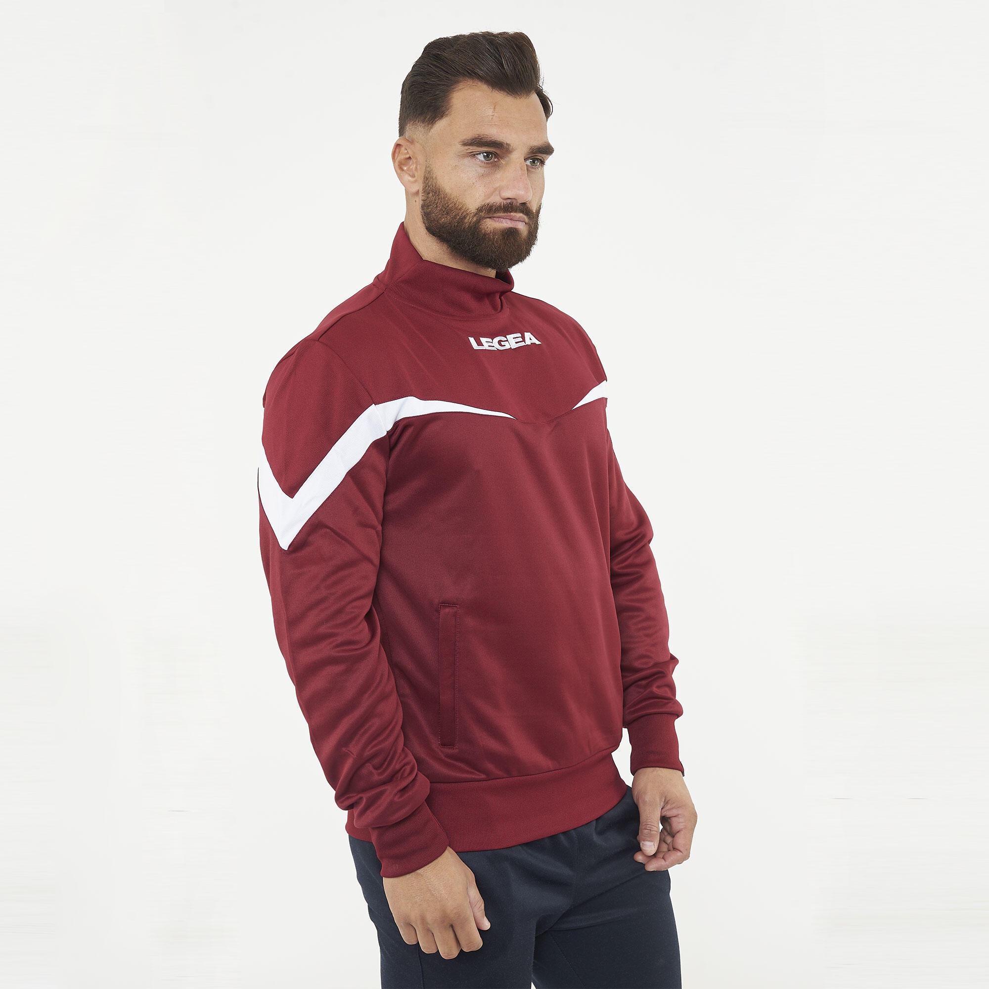Homme Course Veste Respirante 100% Polyester Rouge-Blanc Modèle Calcutta 5/7