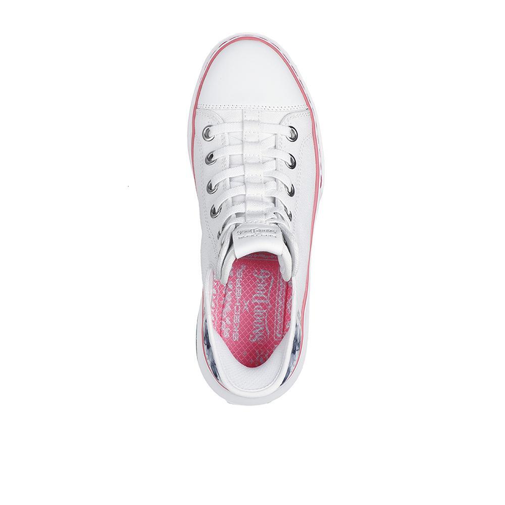 Tênis Brancos Skechers Snoop One Femininos 3/4
