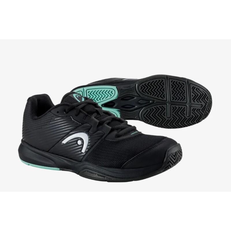 Zapatillas de Tenis Hombre Head Revolt Court Color Negro/Turquesa. Transpirables 6/6