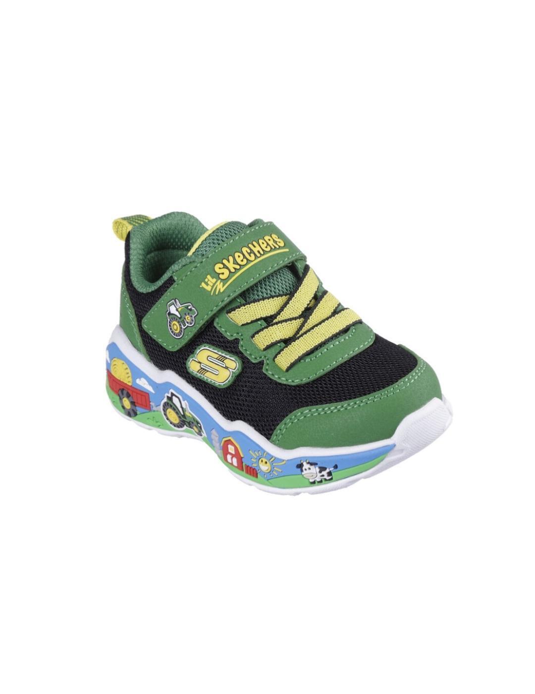 Scarpe da ginnastica Skechers Td play scen Verde 3/5