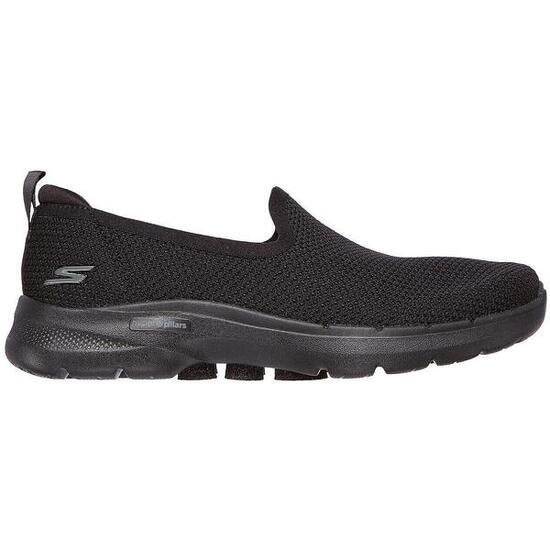 Zapatillas Skechers Go Walk 6 - Clear Vi, Negro, Mujer