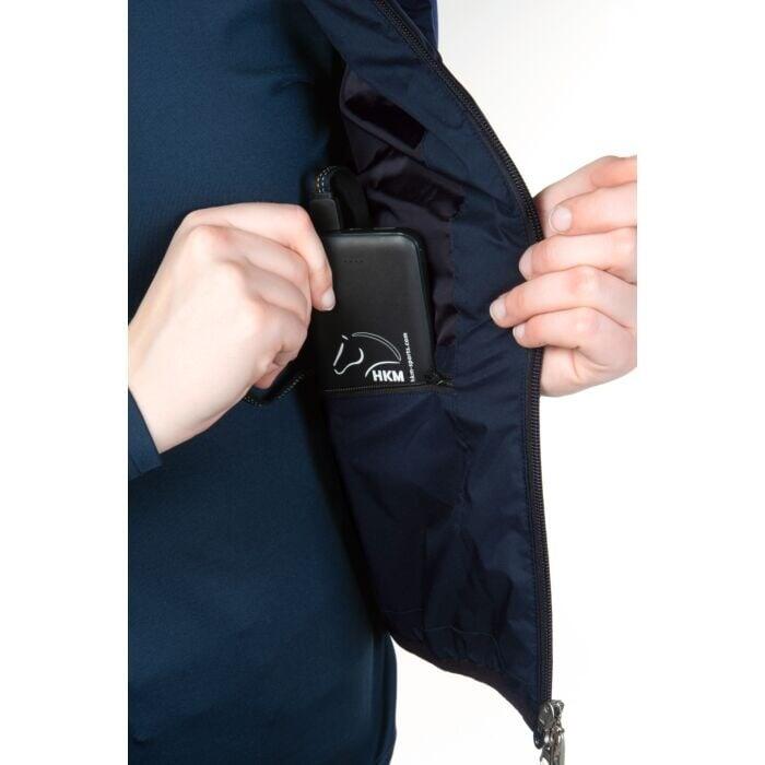 HKM Verwarmde Bodywarmer Comfort - Donker Blauw 2/7