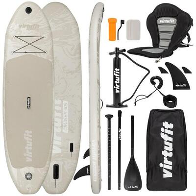 Opblaasbaar supboard - cruiser 305 - sand beige - met accessoires