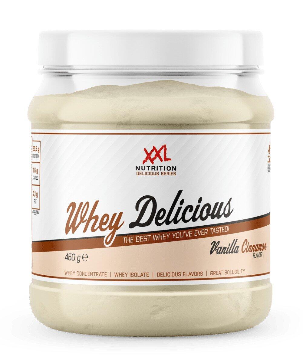 Whey Delicious - Eiwitpoeder - Proteïne Poeder - Vanille Kaneel - 450 gram 1/2