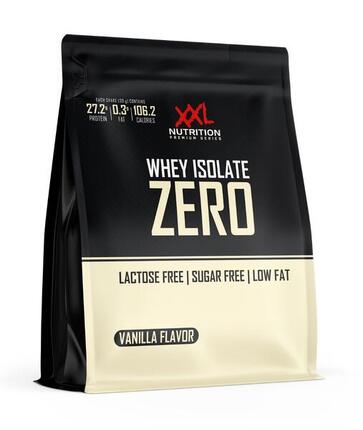 Whey Isolate Zero - 90% Eiwit, Whey Isolaat, Lactosevrij - Aardbei - 1000 gram