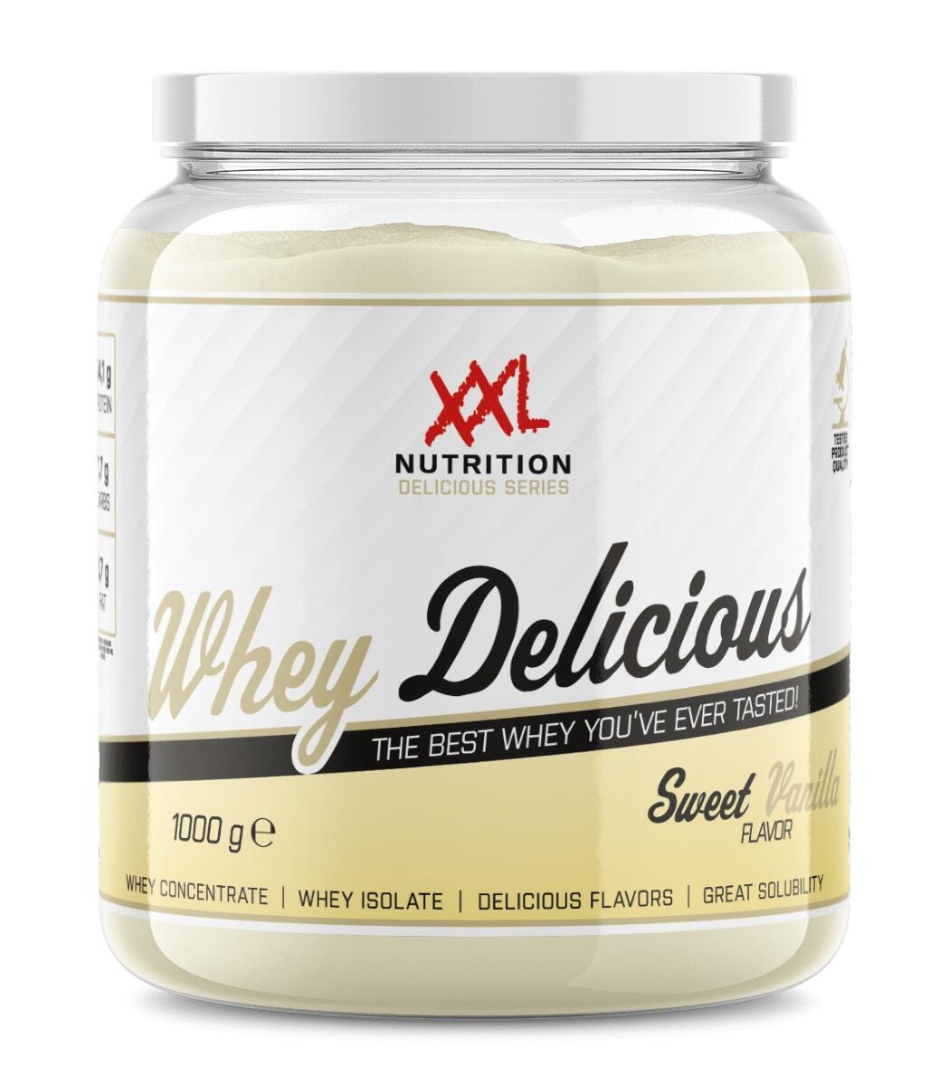 XXL NUTRITION Whey Delicious - Eiwitpoeder - Proteïne - Vanille - 1000 gram