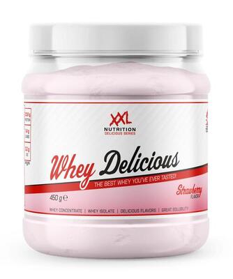 Whey delicious - 80% eiwit, proteïne poeder - bosvruchten - 450 gram (15 shakes)