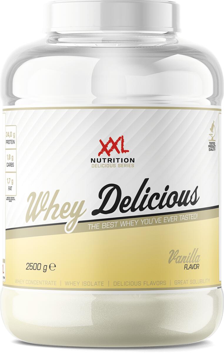 XXL NUTRITION Whey Delicious - Proteïne Poeder - Vanille - 2500 gram