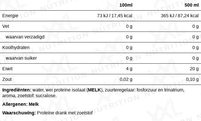 Protein Water - 20g Eiwit, Suiker-, Vet- & Lactosevrij - Rood Fruit - 6 Pack 2/2