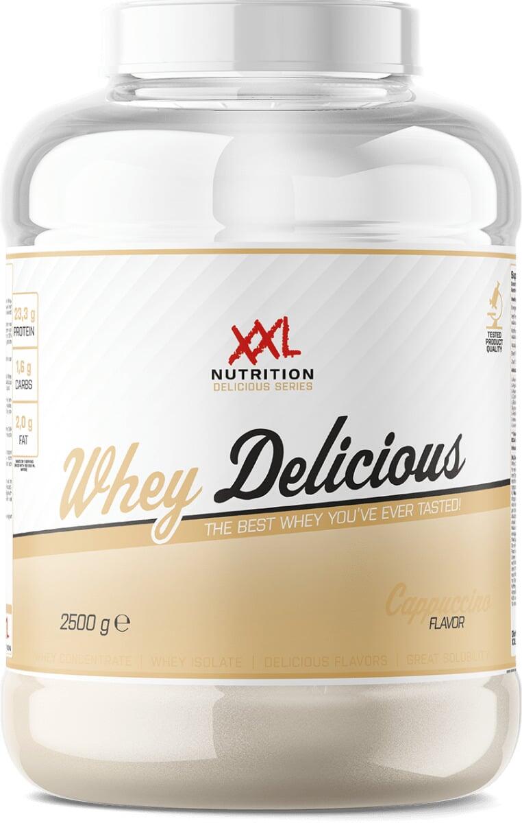 XXL NUTRITION Whey Delicious - 80% Eiwit, Proteïne Poeder - Cappuccino - 2500 gram (83 shakes)