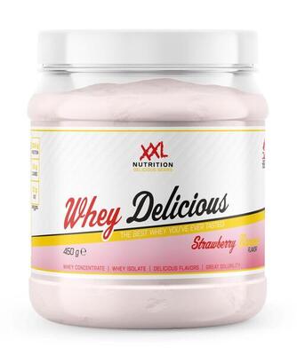Whey delicious - 80% eiwit, proteïne poeder - bosvruchten - 450 gram (15 shakes)
