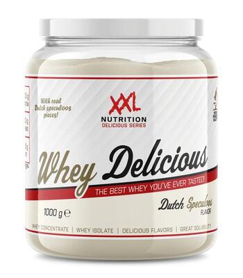 Whey delicious - 80% eiwit. proteïne poeder - speculaas - 450 gram (15 shakes)