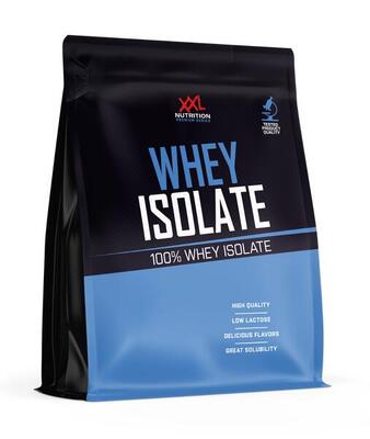 Whey isolaat - 90% eiwit, proteïne poeder - banaan - 450 gram (15 shakes)