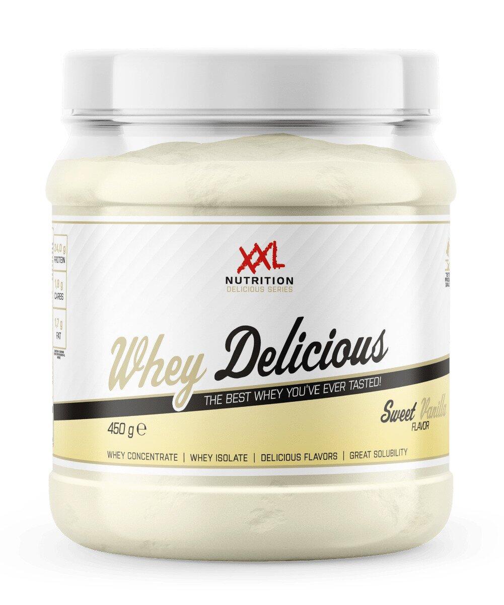 Whey Delicious - Eiwitpoeder - Proteïne - Vanille - 450 gram 1/2